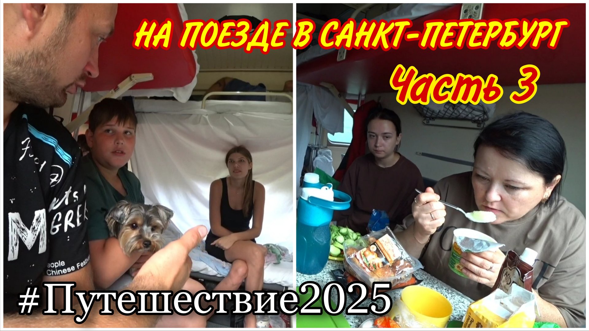 Атмосфера поездки на поезде❤️/Знакомство с замечательной соседкой😉/Обед в поезде/Играем в домино!!! смотреть онлайн