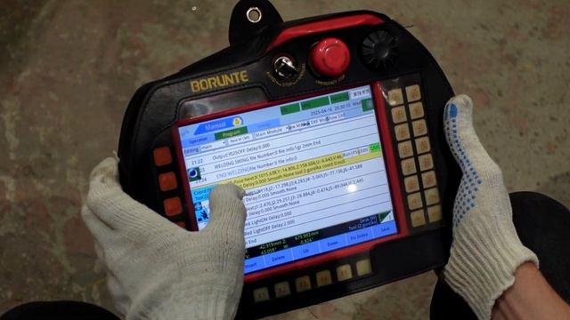 Программа для сварки роботом Borunte — простой пример пошагово