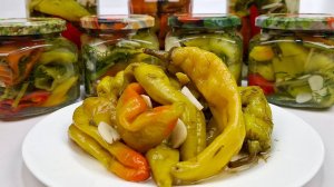 Маринованный ОСТРЫЙ ПЕРЕЦ на ЗИМУ Без стерилизации - БЫСТРЫЙ И Простой Рецепт