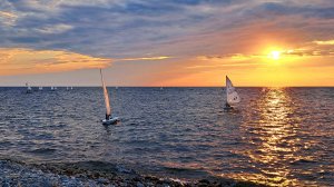 Вечерние краски моря