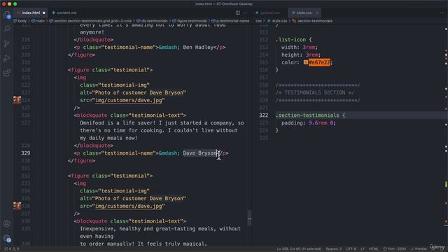 119 Building the Testimonials Section - Part 1 смотреть онлайн