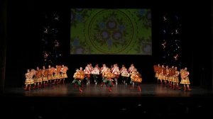 Танец "Городецкие досточки". Ансамбль Школьные годы. Группа АМ-1, АМ-2 27.04.2025