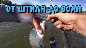 Наноколебалка - азартная рыбалка - мормышинг и наноджиг не для такого ветра блесна выручает