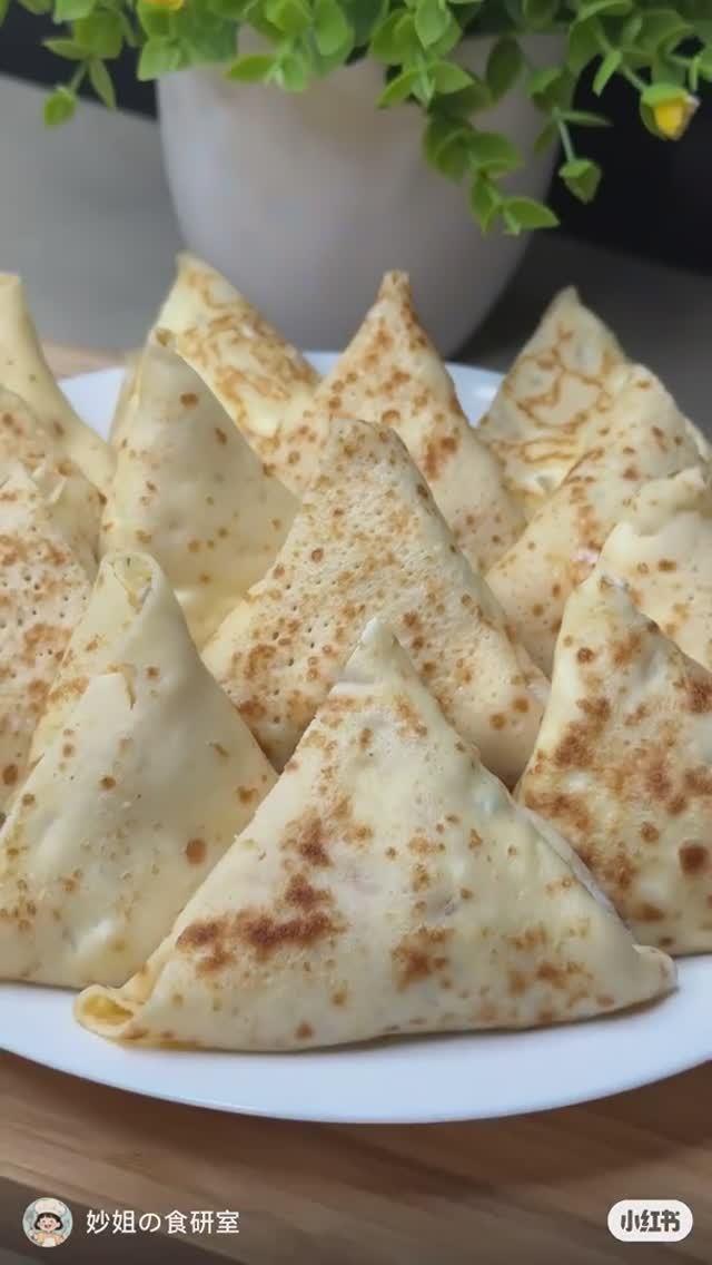 Треугольники из блинчиков