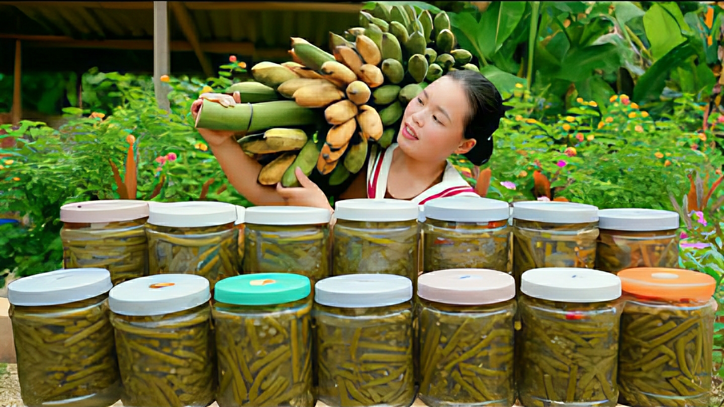 Сбор урожая стручковой фасоли. Как приготовить простую маринованную стручковую фасоль.