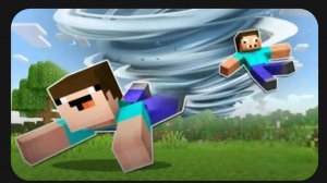 Нуб и про спасаются от торнадо в майнкрафт тролиг ловушка