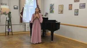 Альхова Дарья, Алябьев А. «И я выйду ль на крылечко»