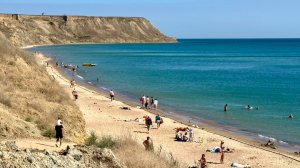 Вид на Чёрное море в поселке Волна Краснодарского края