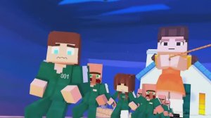 Майкрафт Игра в Кальмары)