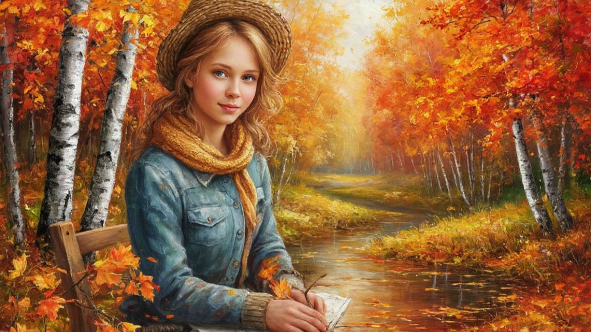 ©Осенний этюд. Сергей Весенин-стихи смотреть онлайн