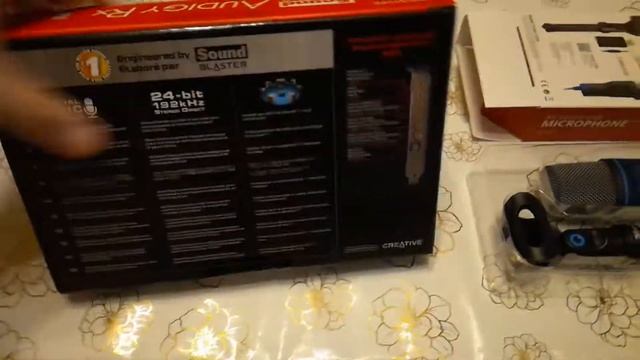 Обновки Creative Audigy RX + Микрофон Trust MICO