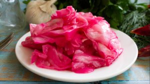 КАПУСТА ПЕЛЮСТКА СО СВЕКЛОЙ! РЕЦЕПТ МАРИНОВАННОЙ КАПУСТЫ!
