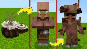 ЗАРАЗИЛ ЖИТЕЛЯ ГРИБОМ в МАЙНКРАФТ мод на Кордицепс