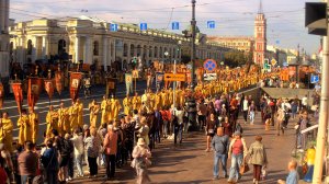 Крестный ход по Невскому пр. День перенесения мощей святого благоверного князя Александра Невского