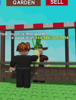 Вырасти сад морковка #роблокс #прикол