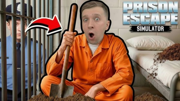 СМОГУ ли я сбежать из ТЮРЬМЫ СЕГОДНЯ?! часть: 4 (Prison Escape Simulator)