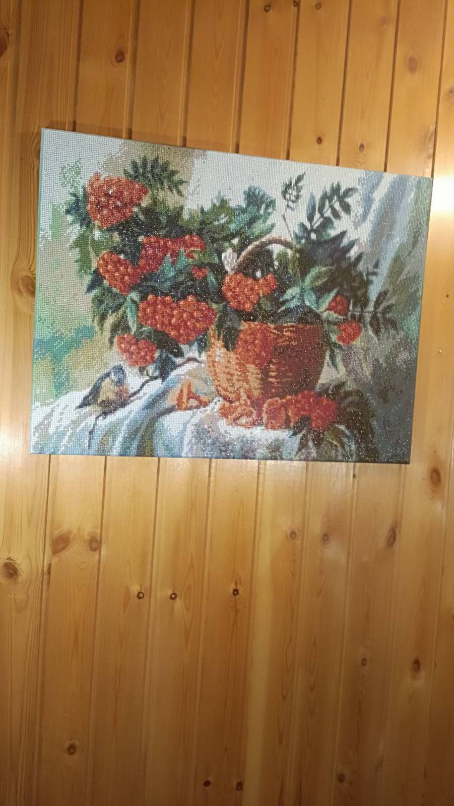 "КАЛИНКА В КОРЗИНКЕ" АЛМАЗНАЯ МОЗАИКА смотреть онлайн