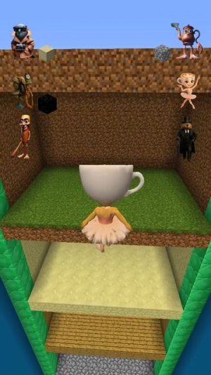 Italian Brainrot Vs Squid Game Sky Jump Part 19 #shorts #minecraft #brainrot