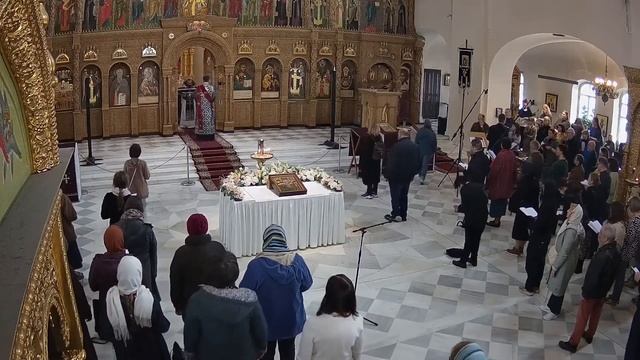 03.05.2024 Вечерня и вынос Плащаницы в Феодоровском соборе смотреть онлайн