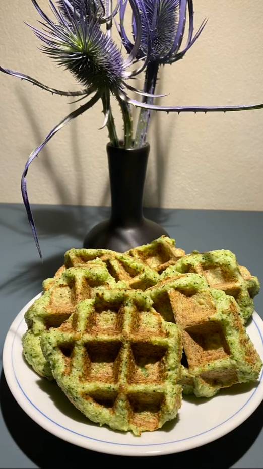 ВАФЛИ С БРОККОЛИ без глютена