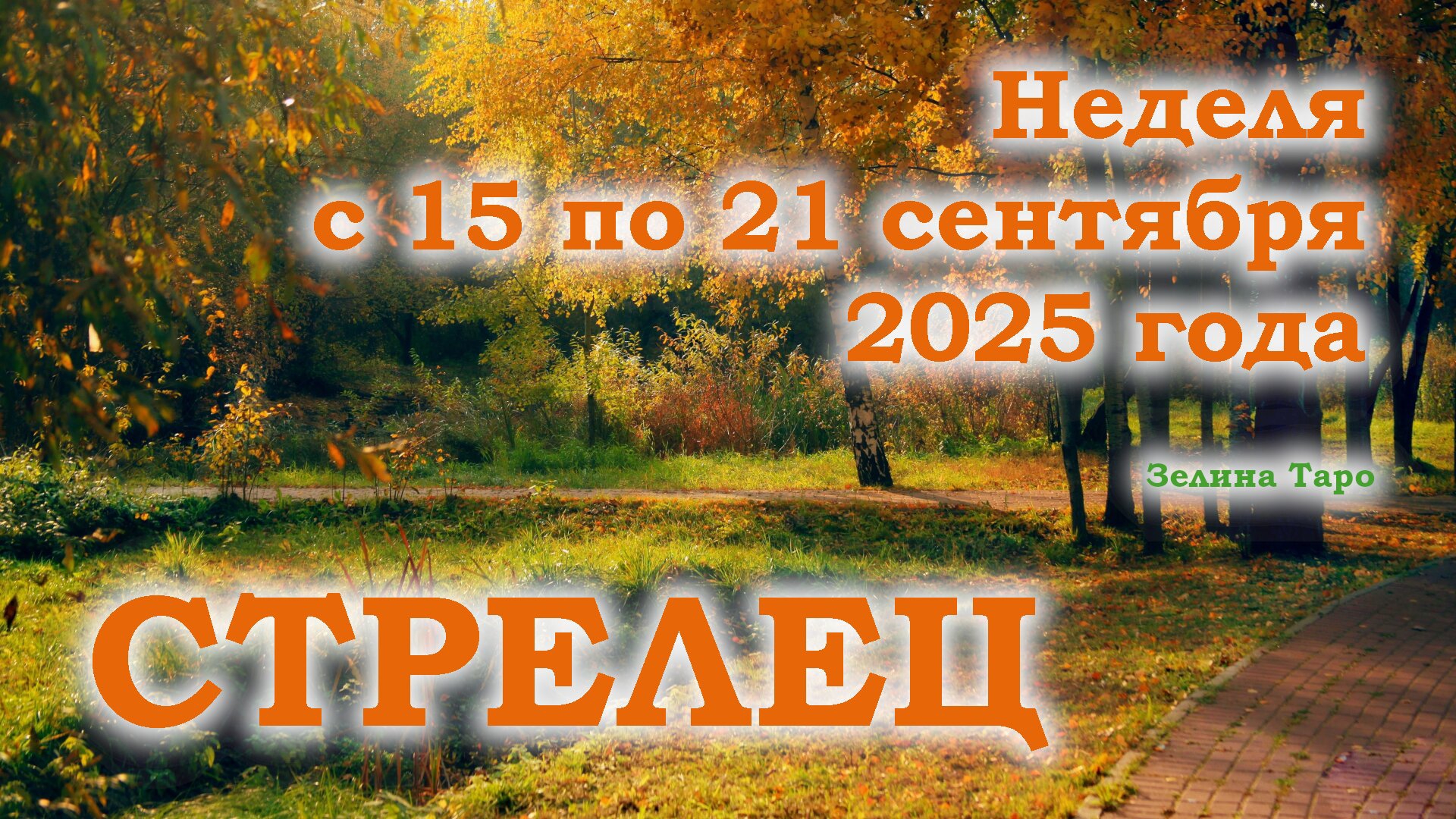 СТРЕЛЕЦ | ТАРО прогноз на неделю с 15 по 21 сентября 2025 года смотреть онлайн
