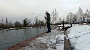 Как вываживать на нахлыст?