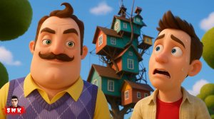ШОУ ПРИВЕТ СОСЕД! ЛАБИРИНТ ДОМОВ! ИГРА HELLO NEIGHBOR ПРОХОЖДЕНИЕ МОД HELLO STRANGE NEIGHBOR RELEASE