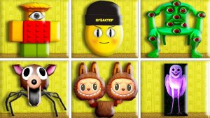 НАШЕЛ МОНСТРОВ 99 НОЧЕЙ, ЛАБУБУ И БРЕЙНРОТ в ROBLOX!