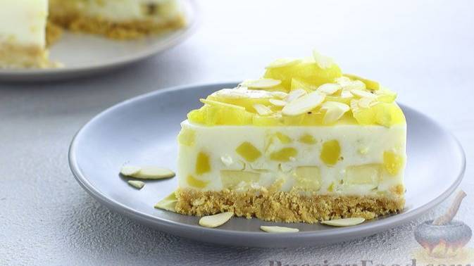 Нежнейшее лакомство без выпечки. ЙОГУРТОВЫЙ ТОРТ С БАНАНАМИ И КИВИ