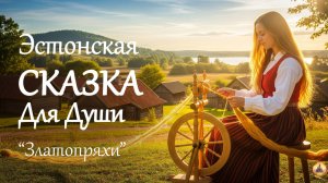 Эстонская аудиосказка "Златопряхи" | Живой голос и шелест листвы для сна | История на ночь