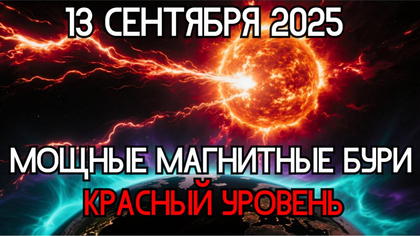 МАГНИТНЫЕ БУРИ 12 СЕНТЯБРЯ 2025: МОЩНЫЙ ШТОРМ УДАРИТ ПО ЗЕМЛЕ!