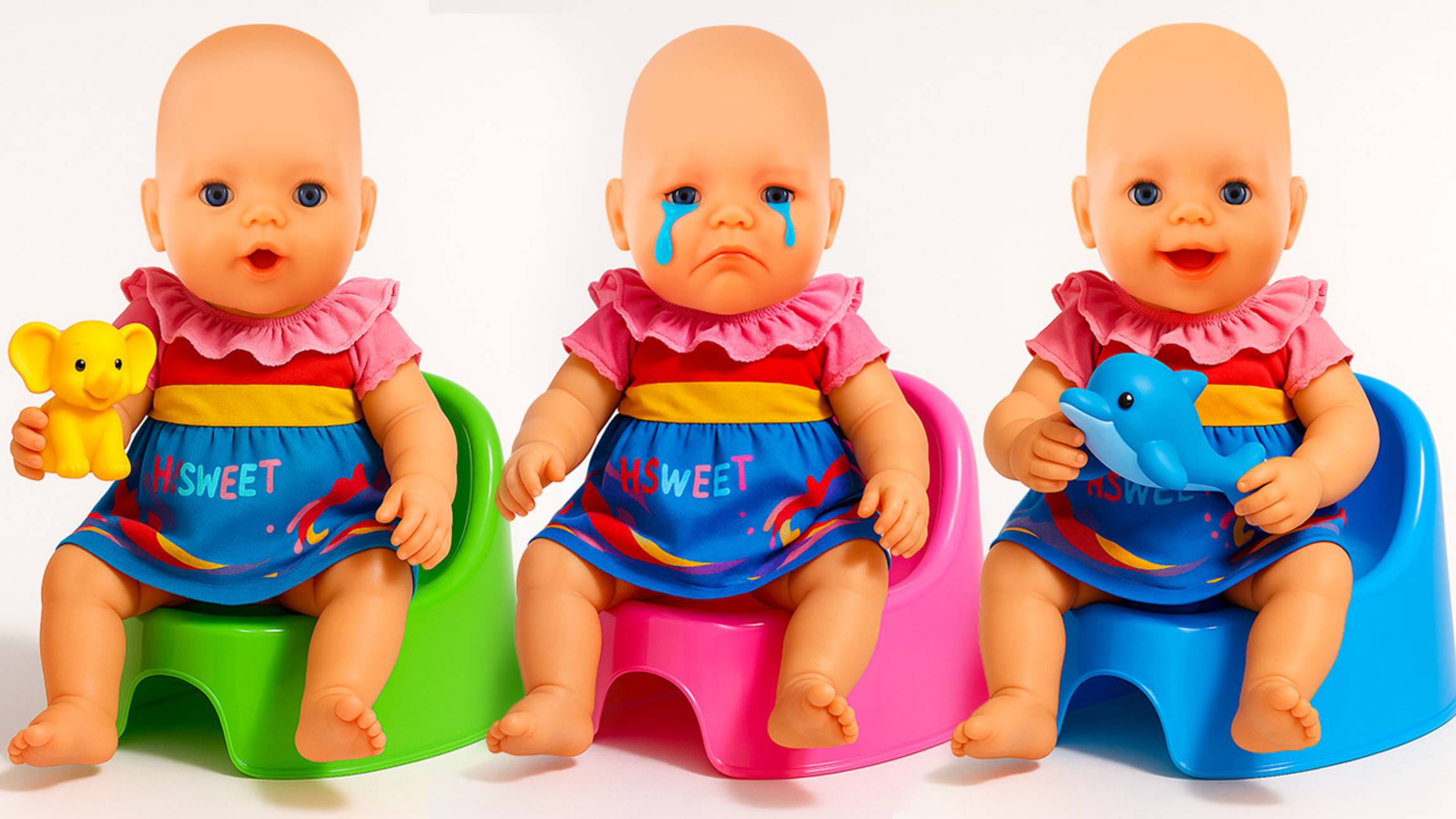 Как уговорить малыша на горшок? Мама нашла способ приучить Пупса Эмили к туалету!