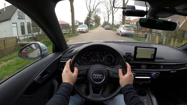 Audi A4 B9 2017 [2.0 л. 190 л.с.] POV test drive смотреть онлайн