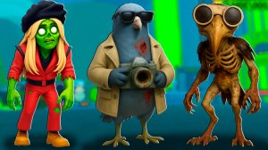 Эволюция Брейнрот зомби до последнего мира в Brainrot Zombie Evolution Роблокс !