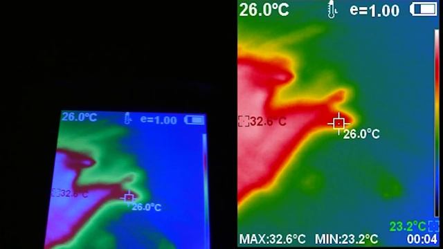 ВИДИТ НЕВИДИМОЕ - НОВЫЕ СПОСОБЫ применения тепловизора KAIWEETS KTI-W01 смотреть онлайн