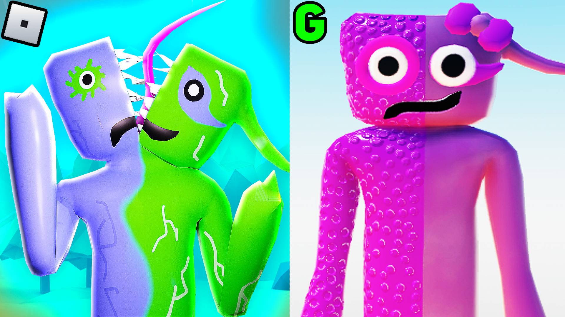 РОБЛОКС ПРОТИВ ГАРТЕН ОФ БАНБАН 3! Roblox vs Garten of banban 3 смотреть онлайн