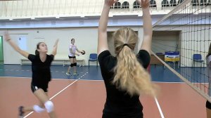 Детский волейбол. Тренировка команды Воронежской области. Полная версия