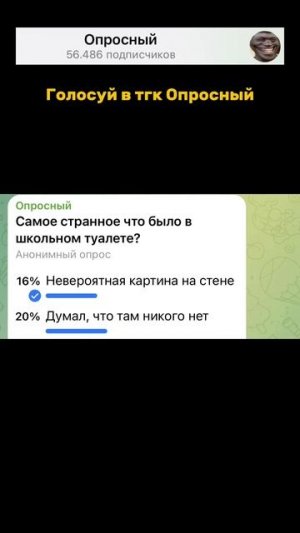 Самое странное, что было в школьном туалете? #опросный #юмор #мем