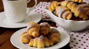 Творожные рогалики