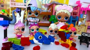 ЗВЕРЯТЫШИ В ДЕТСКОМ САДУ🐼🦄👶 ЛОЛ LOL сюрприз! Куклы  НОВЫЕ мультики Даринелка