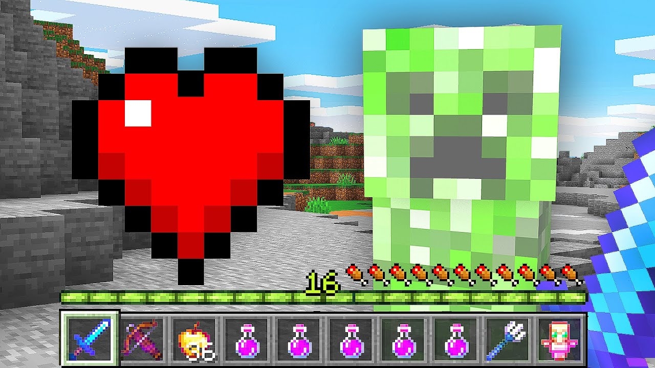 Я прожил 100 Дней с ОДНИМ СЕРДЦЕМ В Майнкрафте... смотреть онлайн