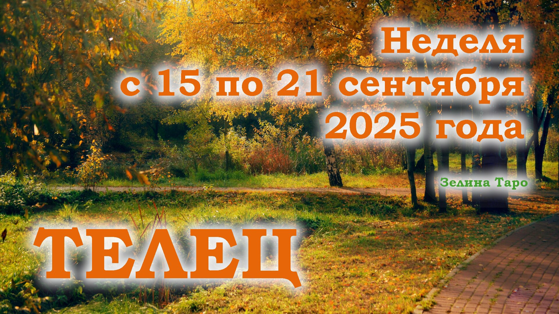 ТЕЛЕЦ | ТАРО прогноз на неделю с 15 по 21 сентября 2025 года