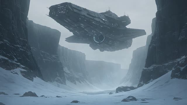 BLACK CLIFFS ｜ Dark Dystopian Ambient ｜ Alien World Soundscape ｜ Dystopian Ambience, Background