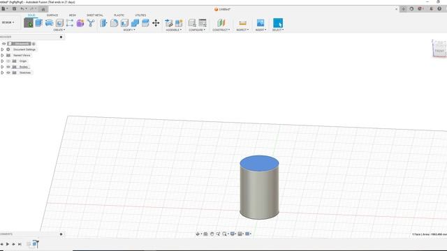 Первые шаги в моделировании на Fusion360.