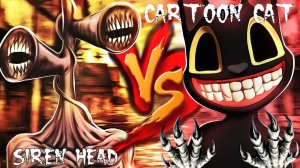 📢 СИРЕНОГОЛОВЫЙ 📢 - против КАРТУН КЭТА. SIREN HEAD vs CARTOON CAT.