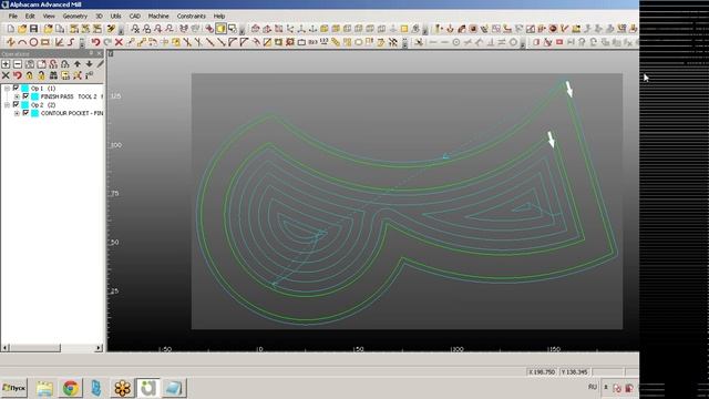 16 AlphaCam Видеоуроки LAUFER-CNC смотреть онлайн