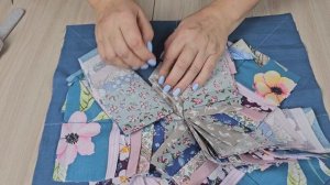 Как сделать красивую лоскутную наволочку на подушку!