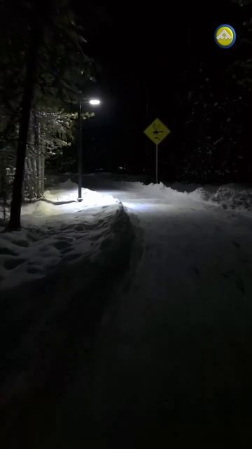Таков ночной Красноселькуп во всей своей красе. смотреть онлайн