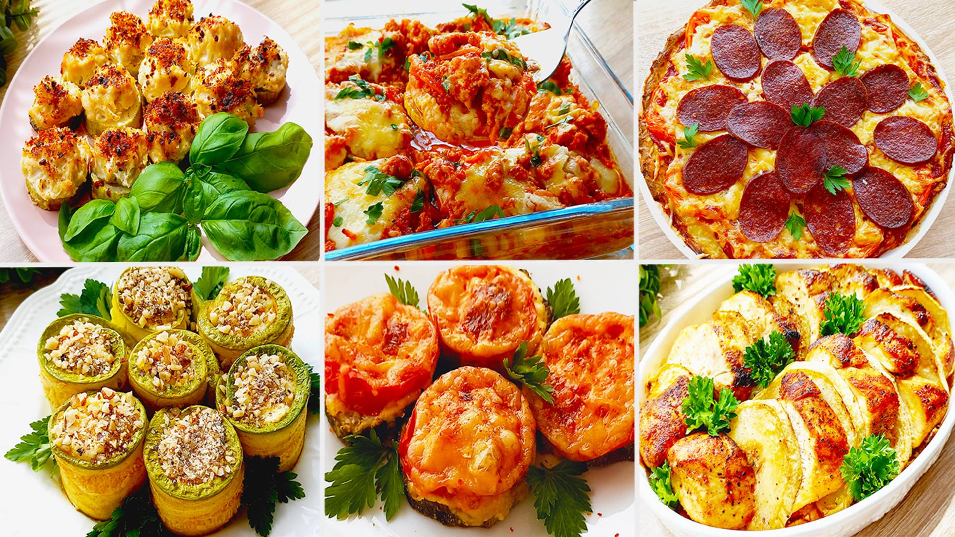 Вкусные Рецепты из Кабачков 🔥 6 Блюд, которые Полюбят Все! Легкие и Быстрые Блюда на Каждый День! смотреть онлайн