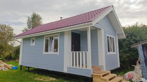 Баня брус каркас СпбБаняБрус 4.5х7.5